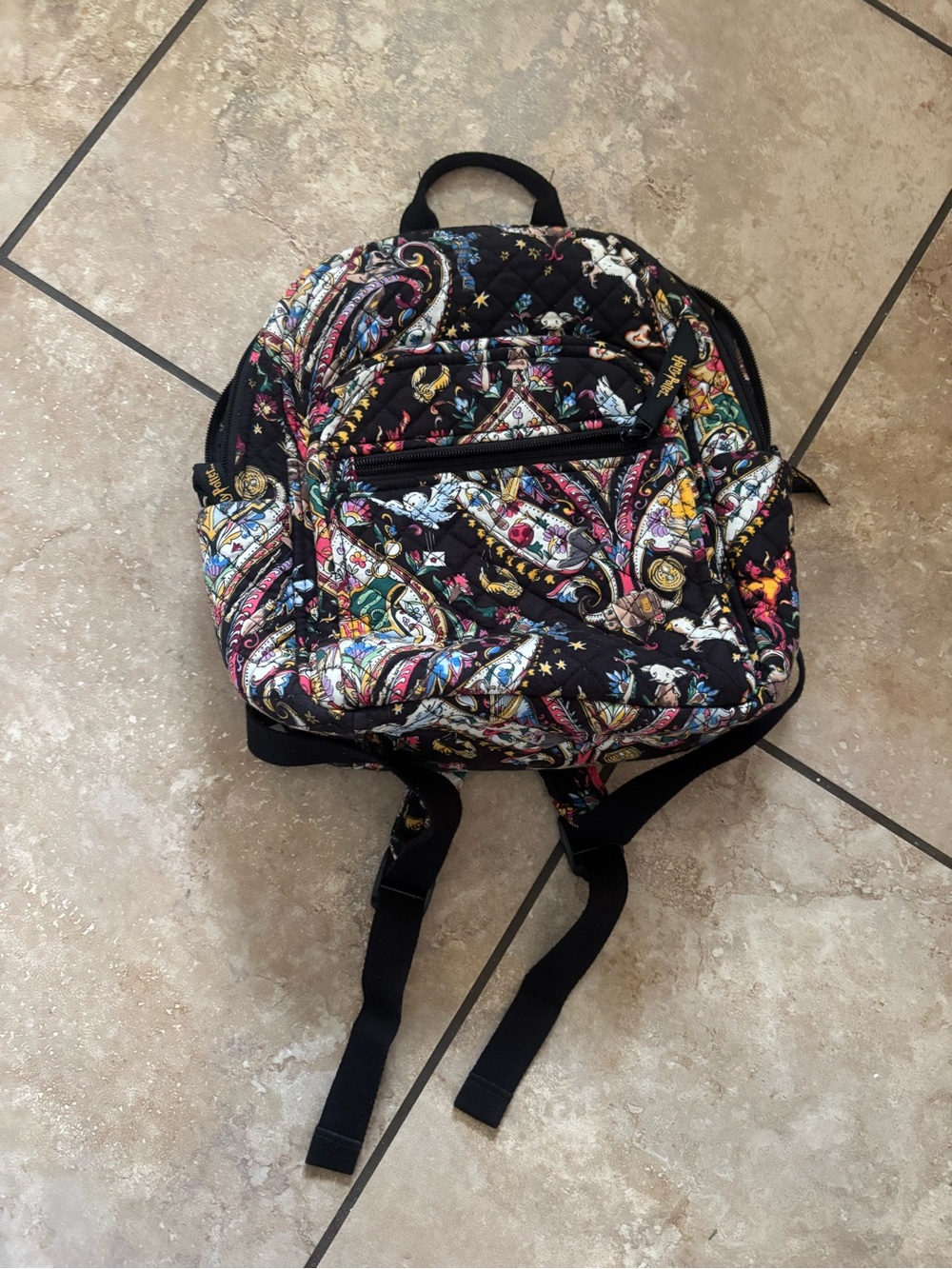 Vera Bradley Friends at Hogwarts Small Backpack - Picture 1 of 6
